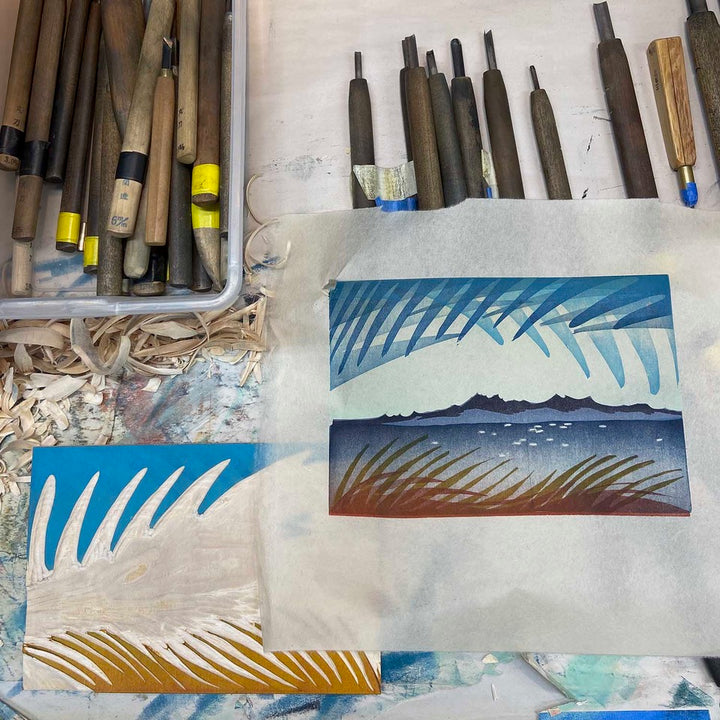 アート・デザイン・音楽 Color Woodblock PRINTMAKING Mokuhanga: Japanese Water-Based Woodcut - Woodstock School of Art